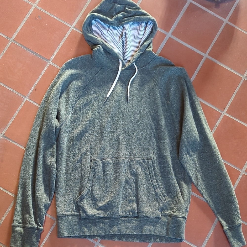 J Crew Double Knit Green Men's Hoodie